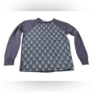 Bench Rare Geometric Purple Sweatshirt Size Small